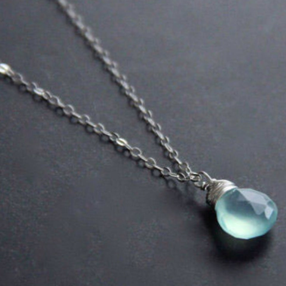 Necklace-Teal-Stone